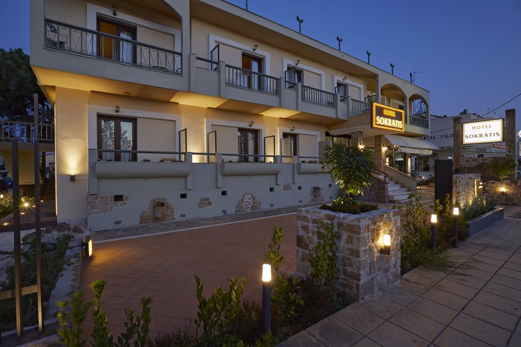 Sokratis Hotel Nea Moudania Exteriér fotografie