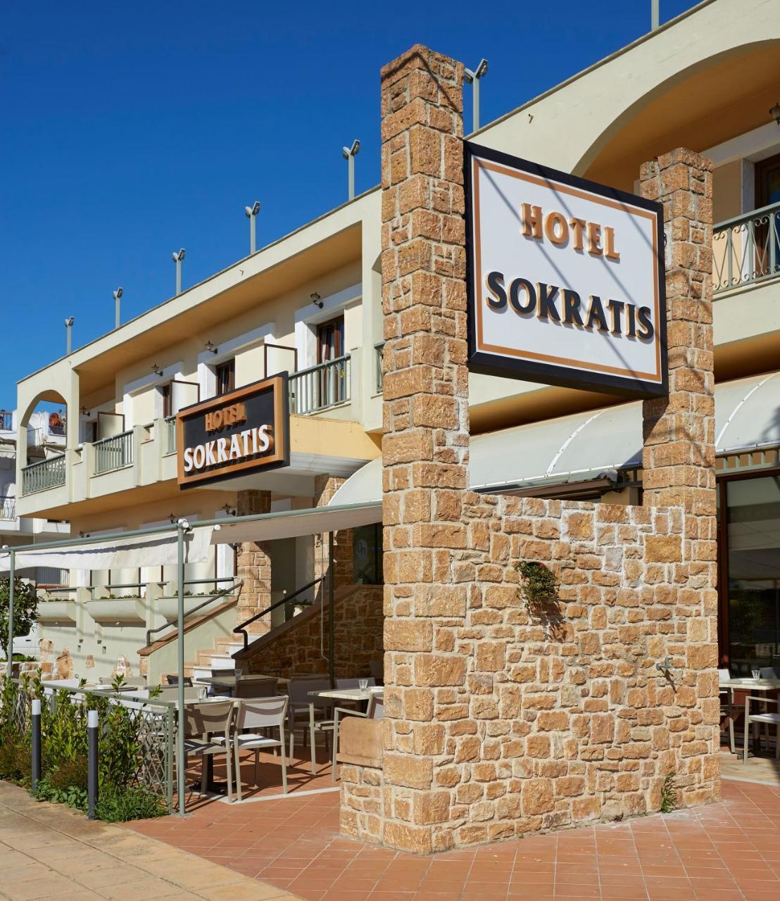 Sokratis Hotel Nea Moudania Exteriér fotografie